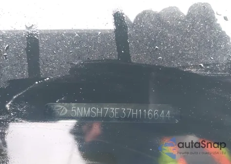 2007 Hyundai Santa Fe Limited/Se из США, поврежденный, VIN 5NMSH73E37H116644